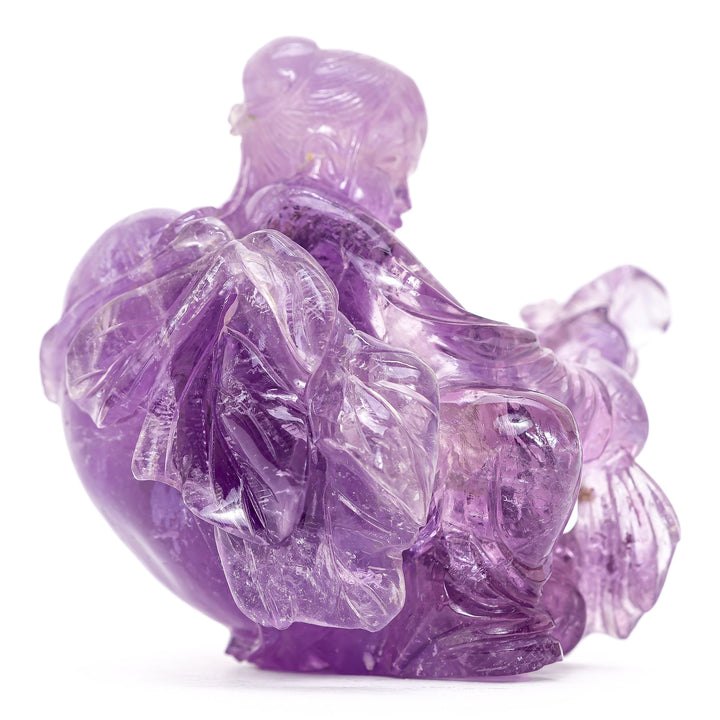 Carved Amethyst Sculpture