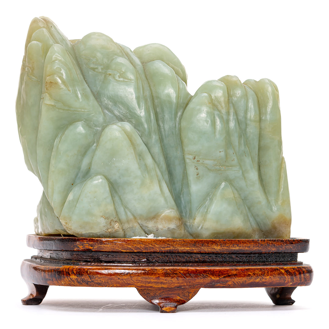 Nephrite Jade Mountain Scene