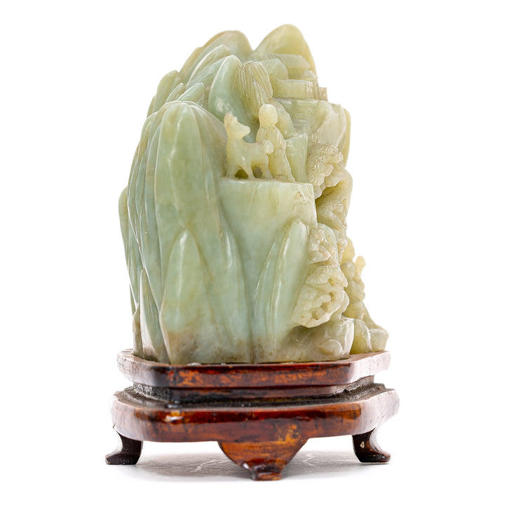 Nephrite Jade Mountain Scene