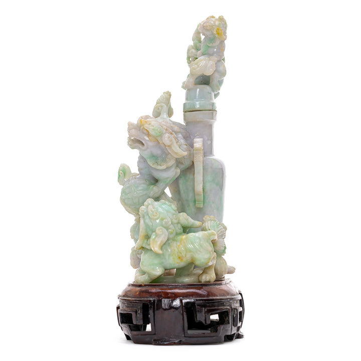 Jadeite Vase with Cover