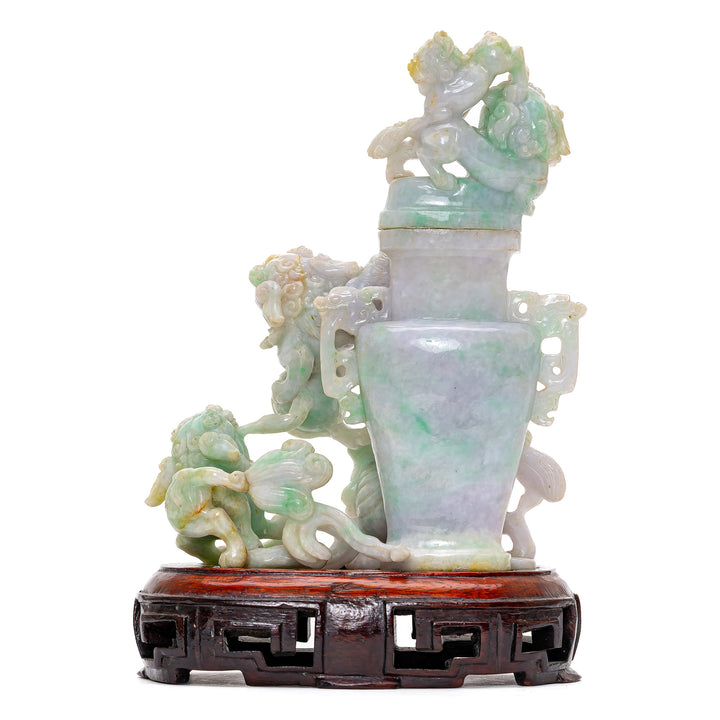 Jadeite Vase with Cover