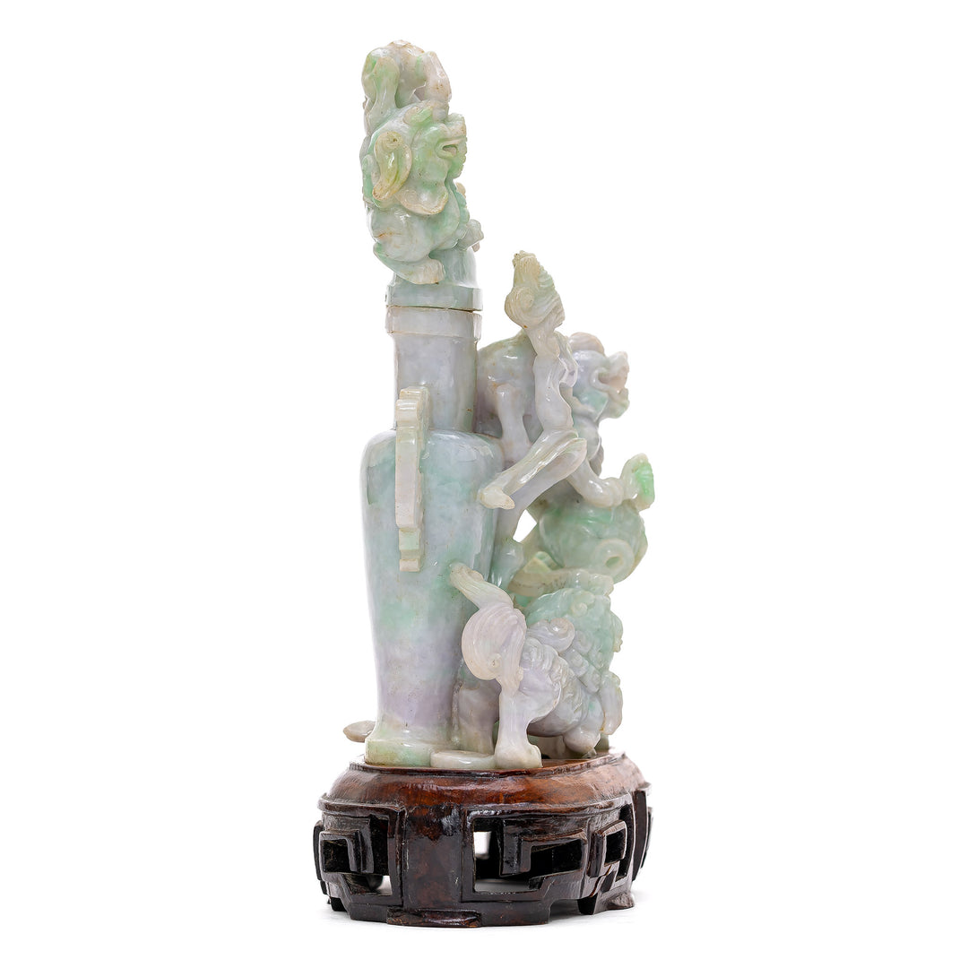 Jadeite Vase with Cover