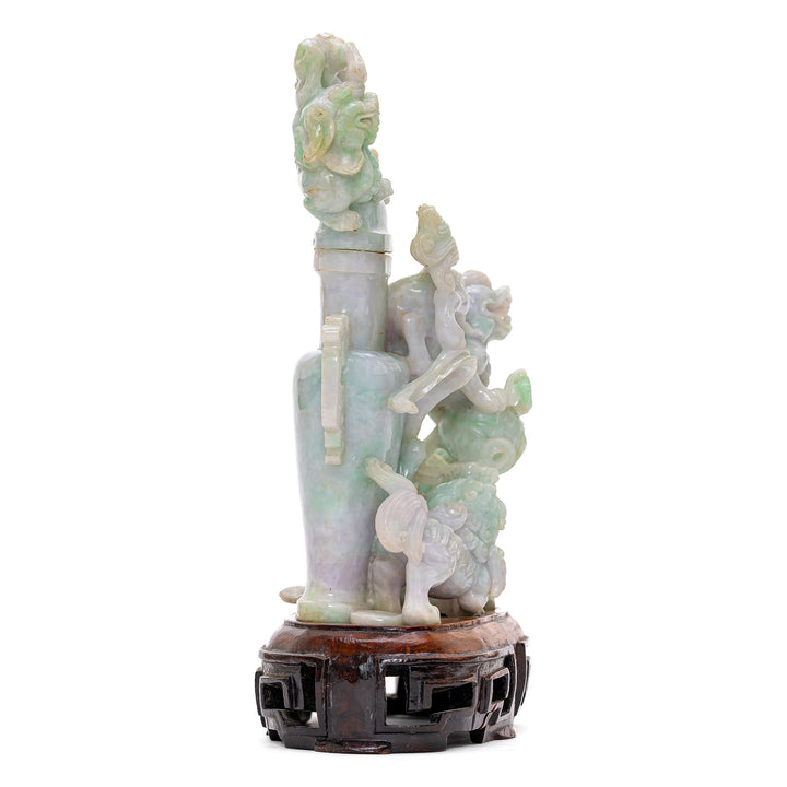 Jadeite Vase with Cover