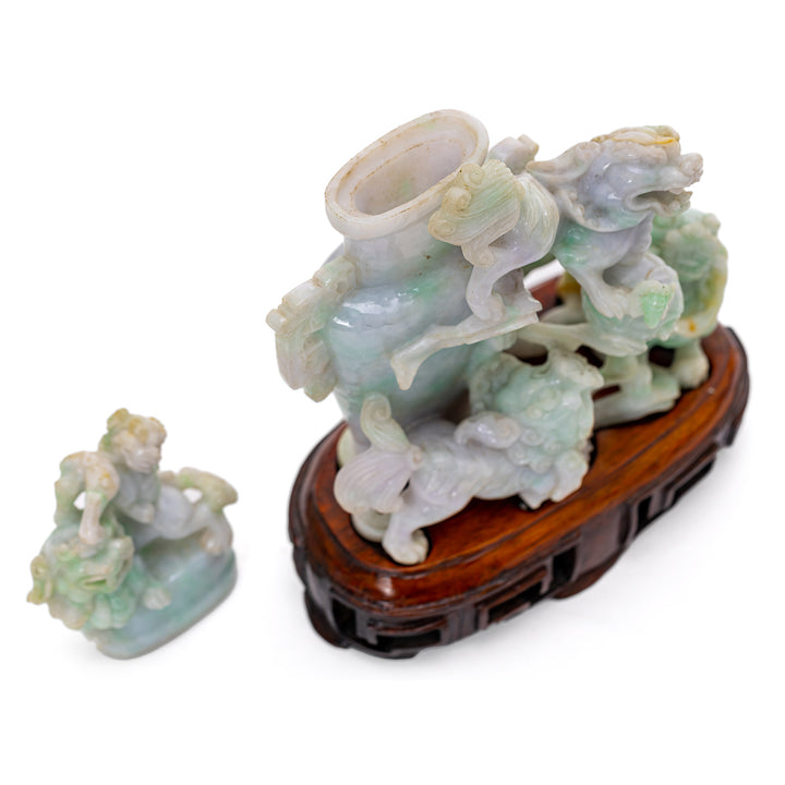 Jadeite Vase with Cover