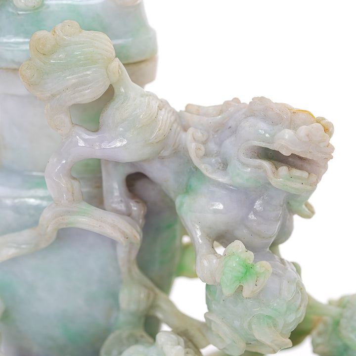 Jadeite Vase with Cover