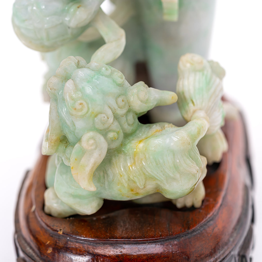 Jadeite Vase with Cover