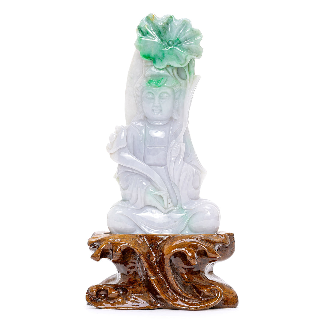 Seated Jade Guan Yin