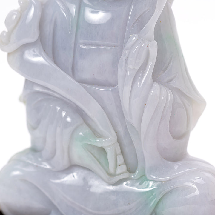 Seated Jade Guan Yin