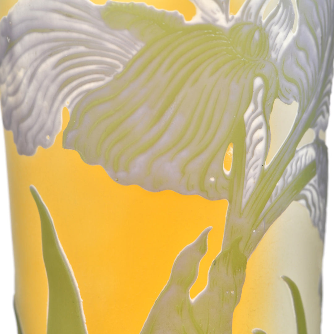 Historical Gallé vase, a testament to Art Nouveau glass craftsmanship