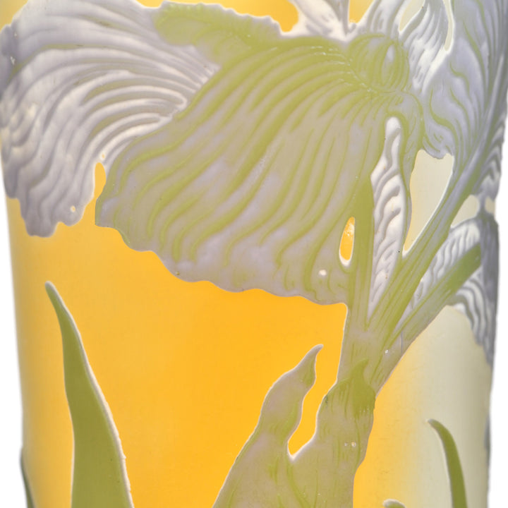 Historical Gallé vase, a testament to Art Nouveau glass craftsmanship