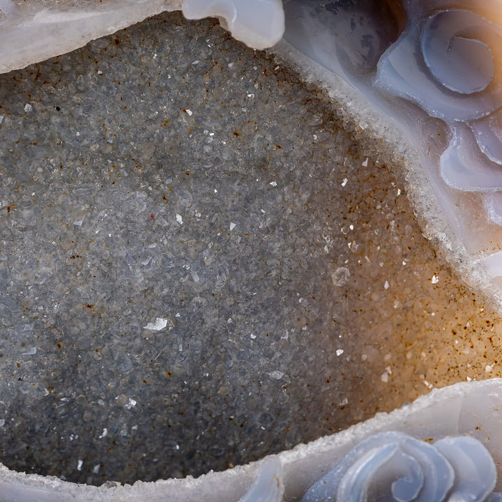 Grey Agate Carving