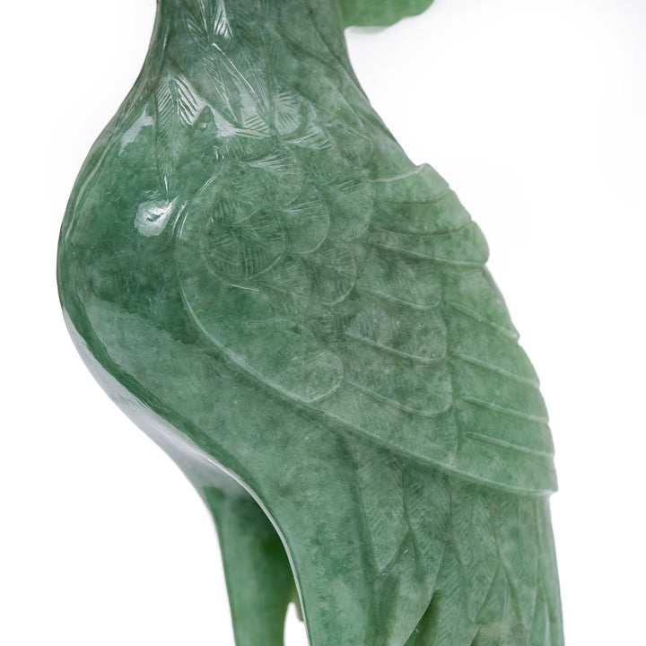 Pair Jade Phoenix Birds