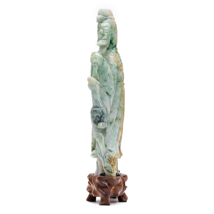 Mottled Green Jade Maiden