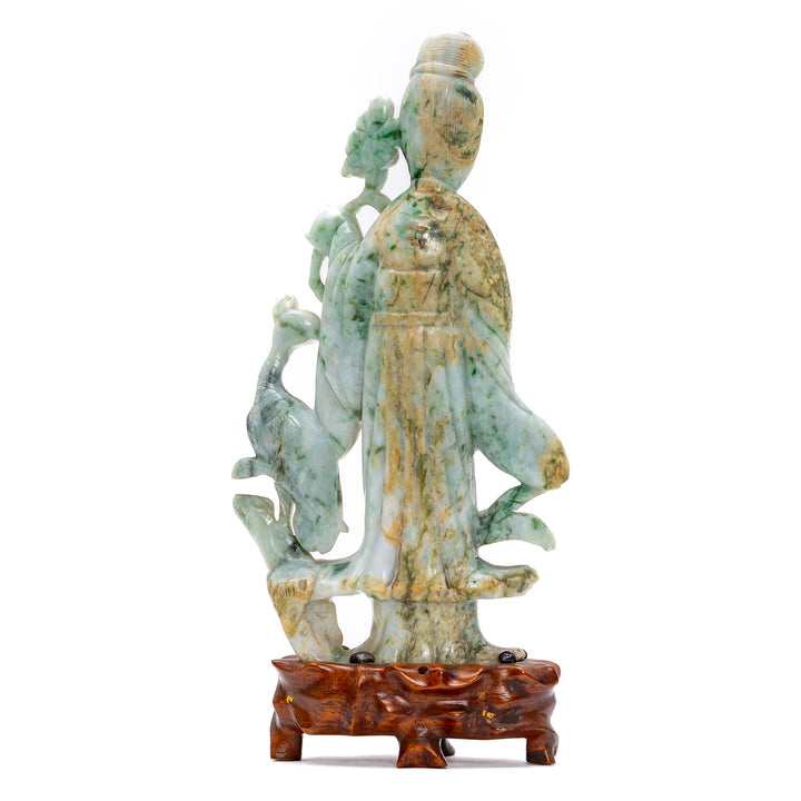 Mottled Green Jade Maiden