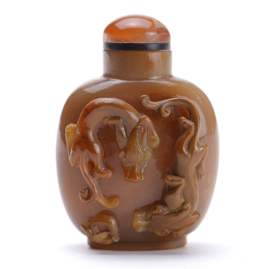 Regis Galerie Snuff Bottles Collection. Snuff Bottle Agate *T1994* Image