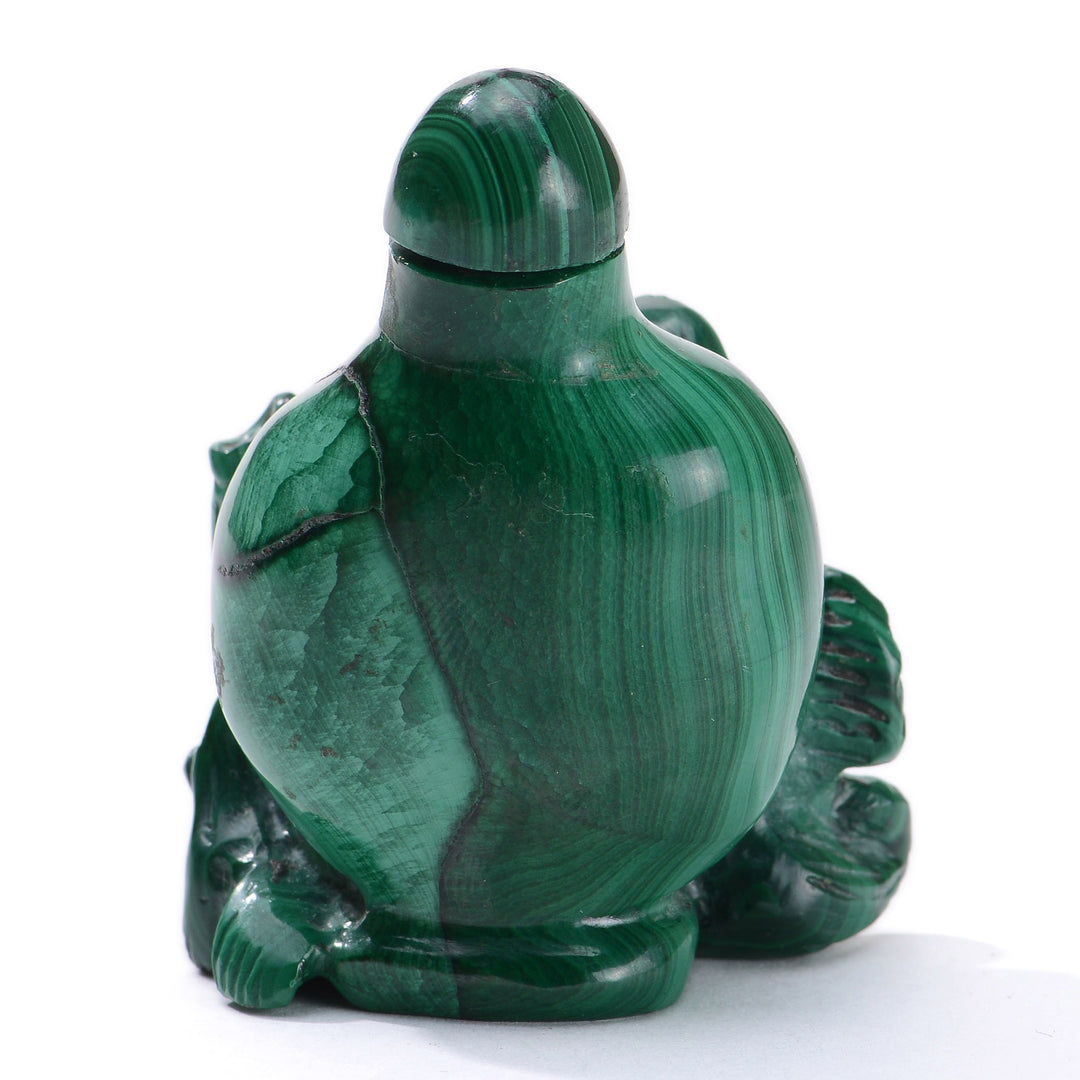 Regis Galerie Snuff Bottles Collection. Snuff Bottle Malachite Image