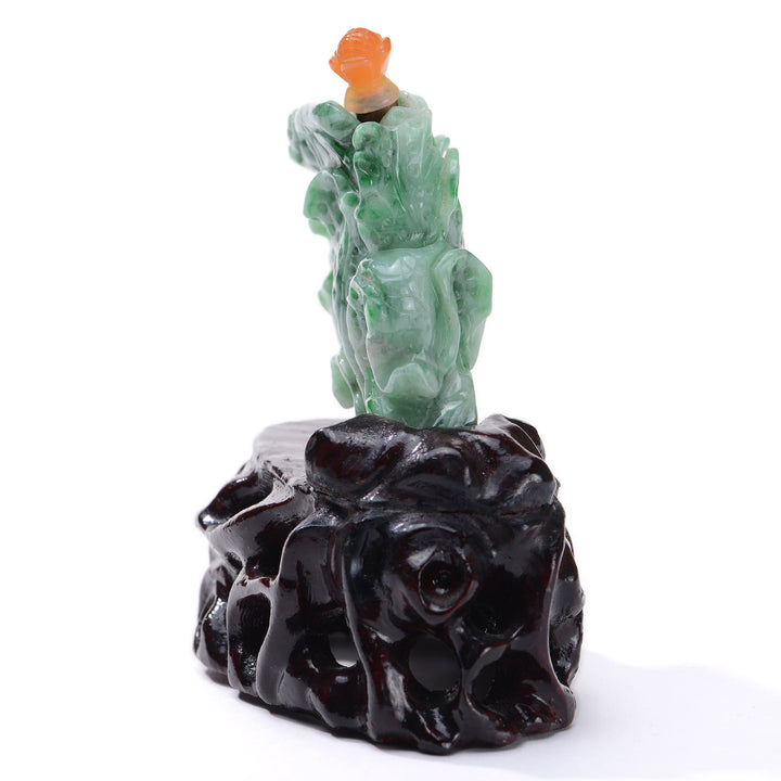 Regis Galerie Snuff Bottles Collection. Snuff Bottle Apple Green Jade Image