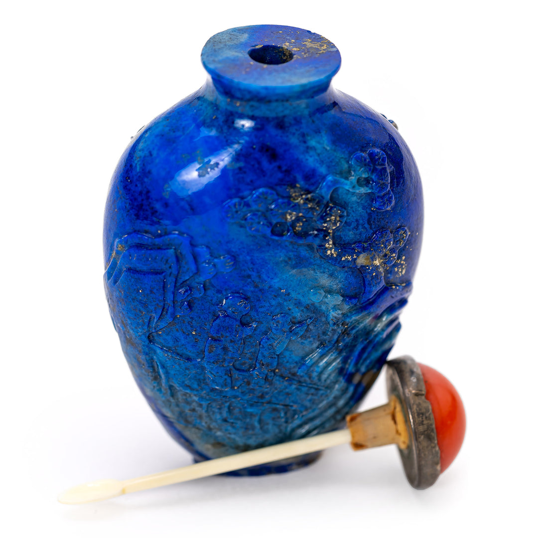 Snuff Bottle Lapis Lazuli