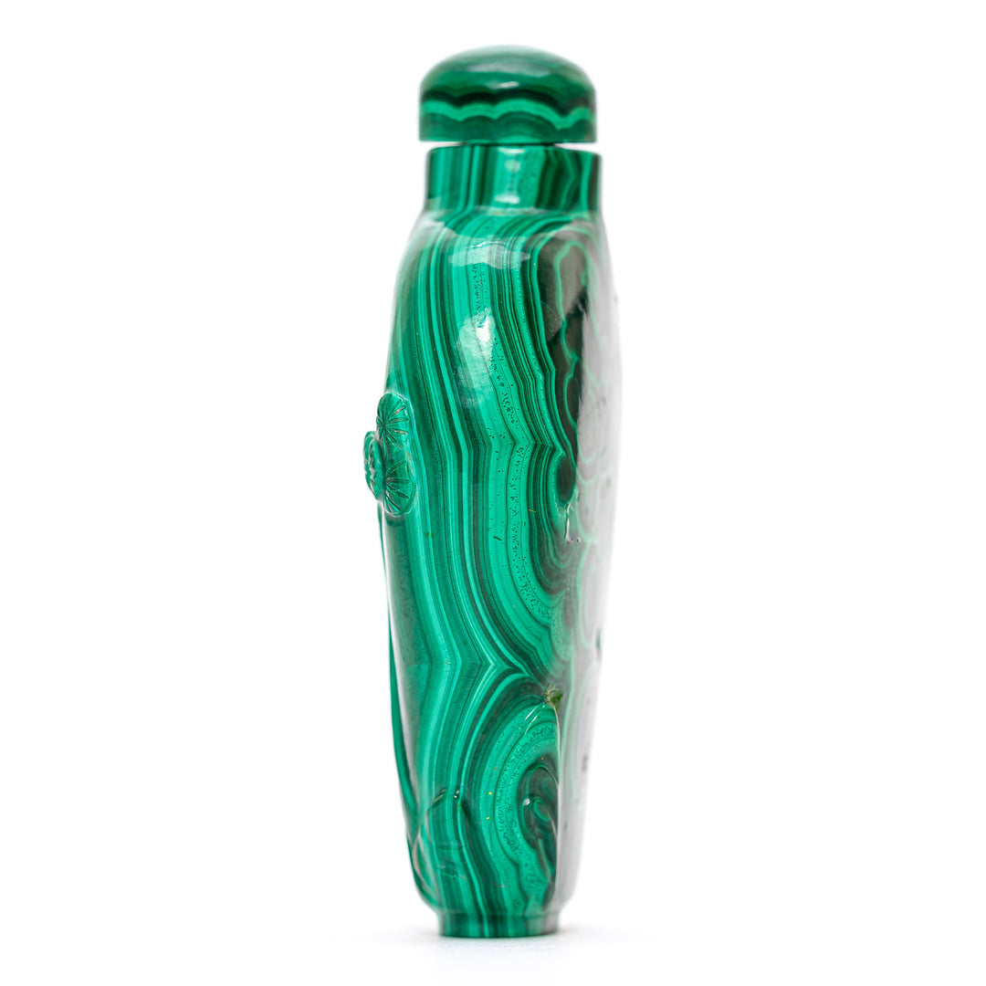 Snuff Bottle Malachite