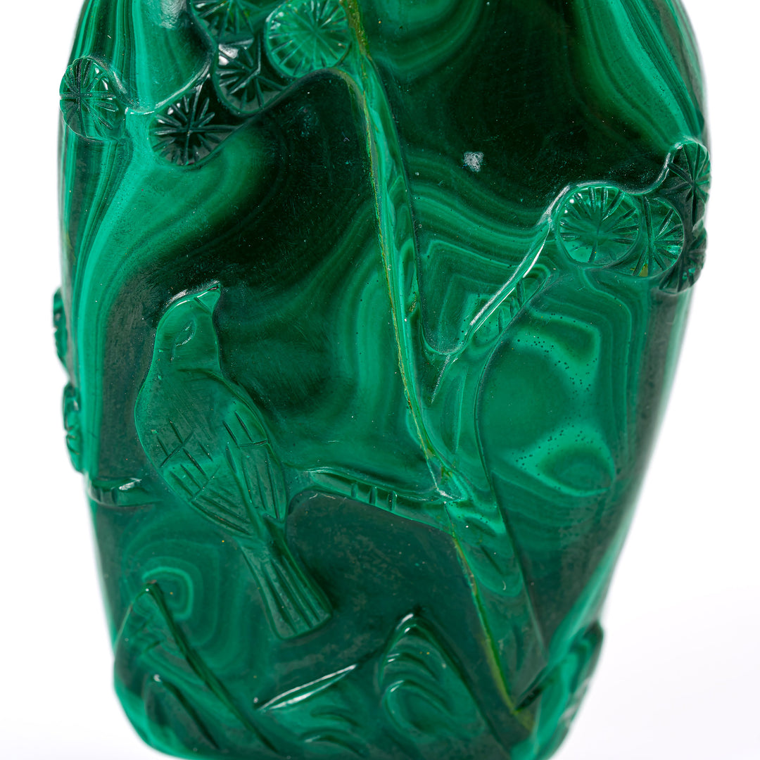 Snuff Bottle Malachite