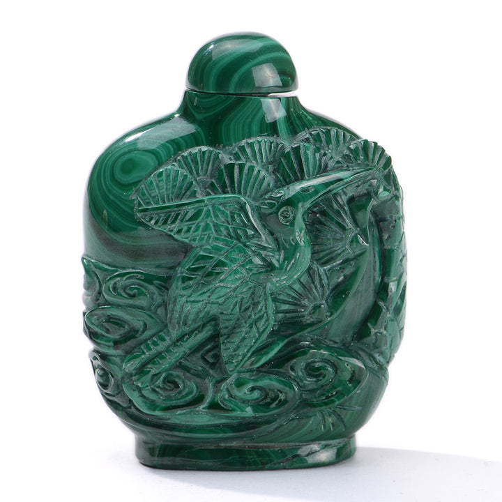 Regis Galerie Snuff Bottles Collection. Snuff Bottle Malachite Image