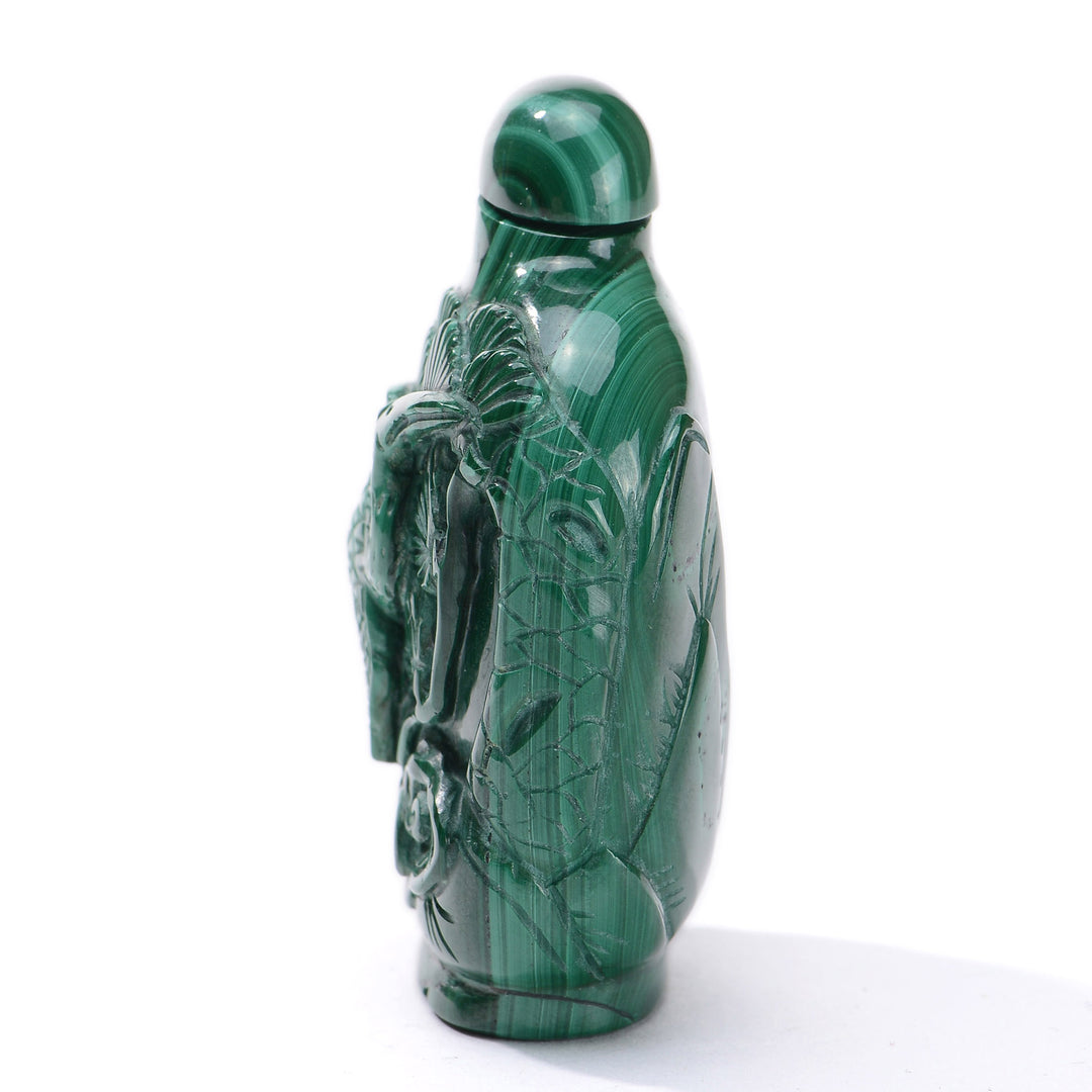 Regis Galerie Snuff Bottles Collection. Snuff Bottle Malachite Image