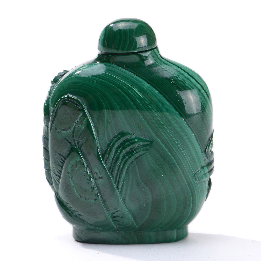 Regis Galerie Snuff Bottles Collection. Snuff Bottle Malachite Image