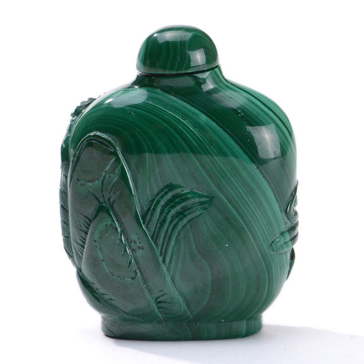 Regis Galerie Snuff Bottles Collection. Snuff Bottle Malachite Image
