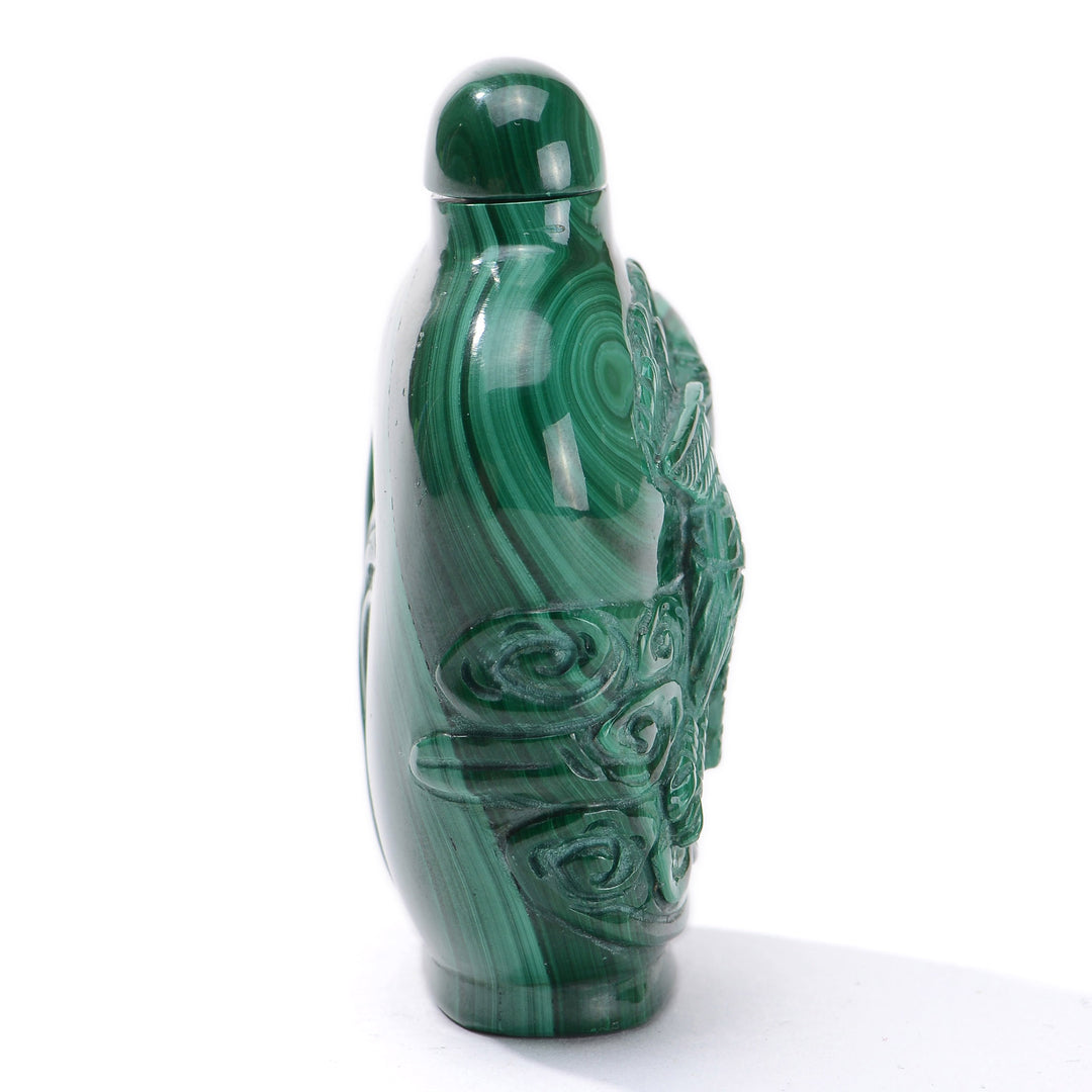 Regis Galerie Snuff Bottles Collection. Snuff Bottle Malachite Image