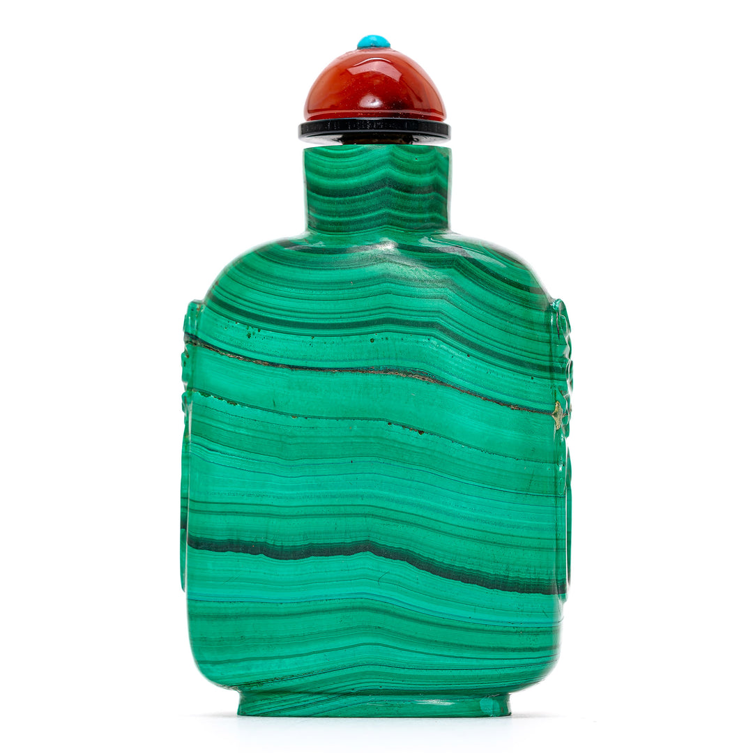 Snuff Bottle Malachite