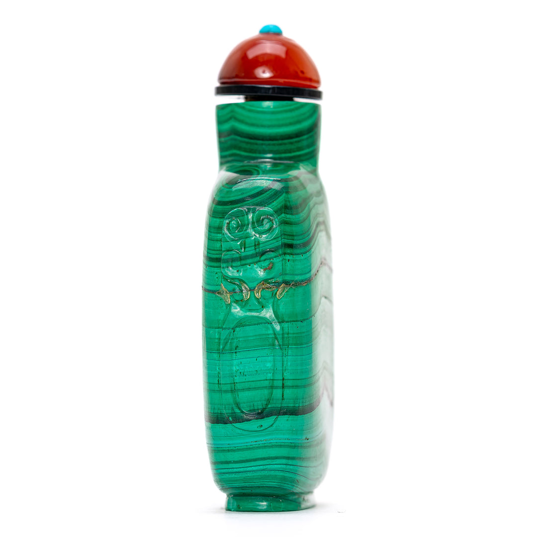 Snuff Bottle Malachite