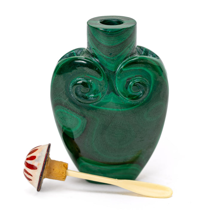 Snuff Bottle Malachite