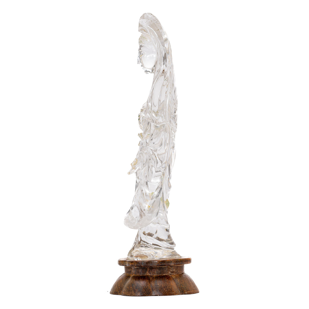 Rock Crystal Quan Yin