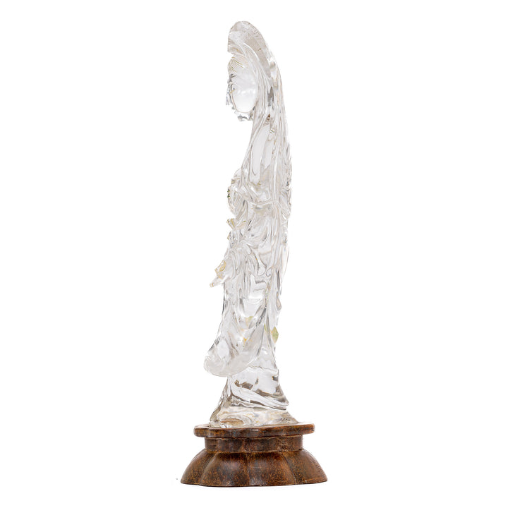 Rock Crystal Quan Yin