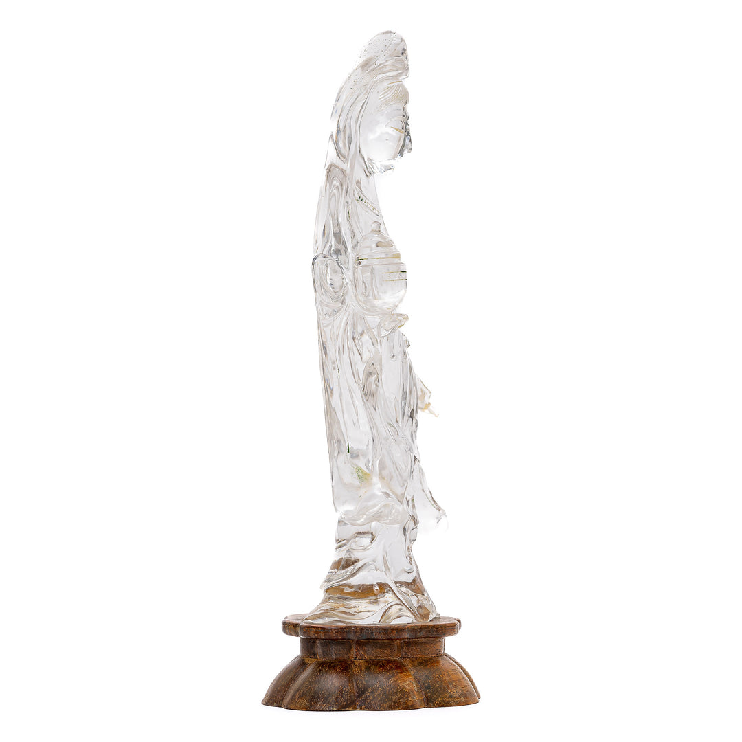 Rock Crystal Quan Yin