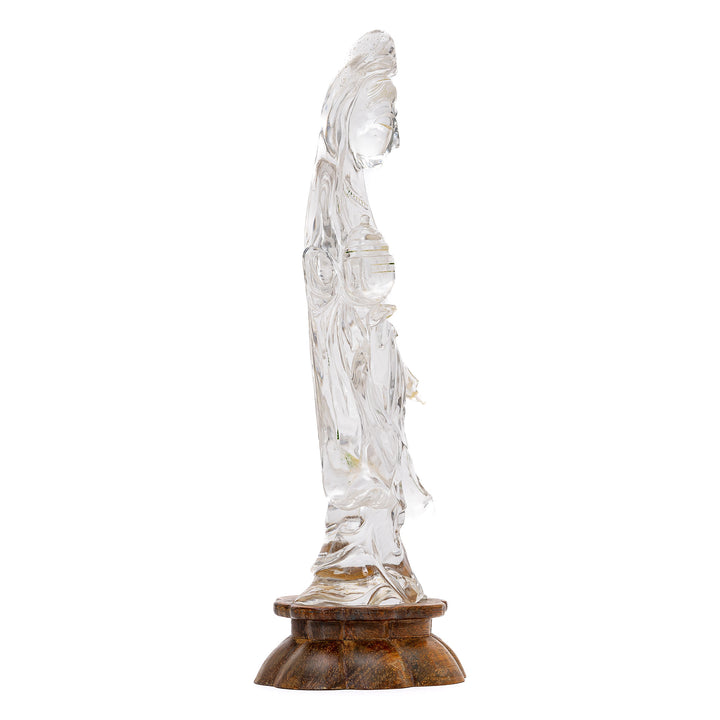 Rock Crystal Quan Yin