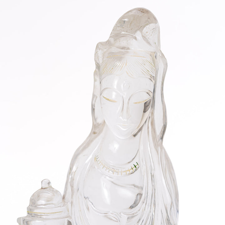Rock Crystal Quan Yin