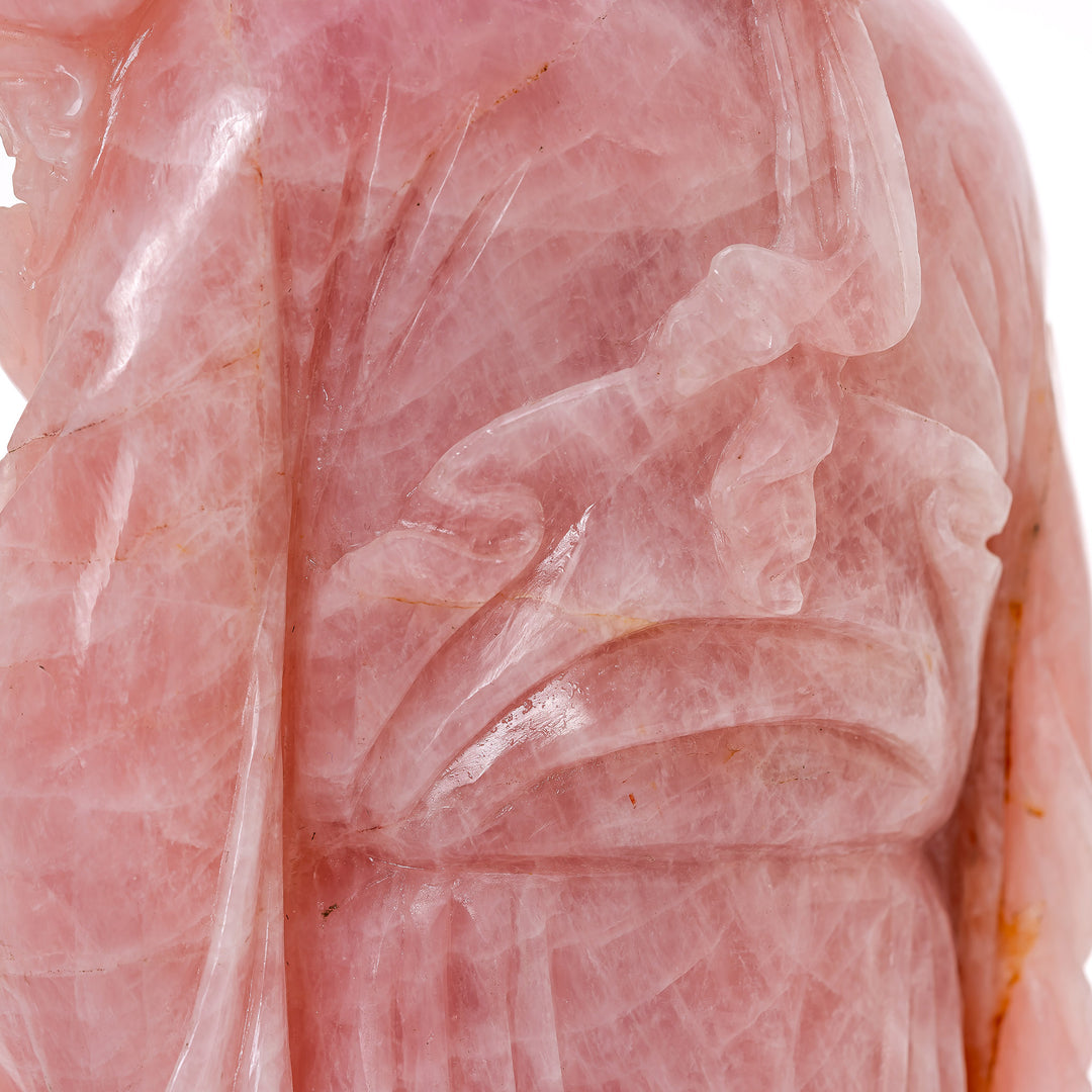 Rose Quartz God of Longevity