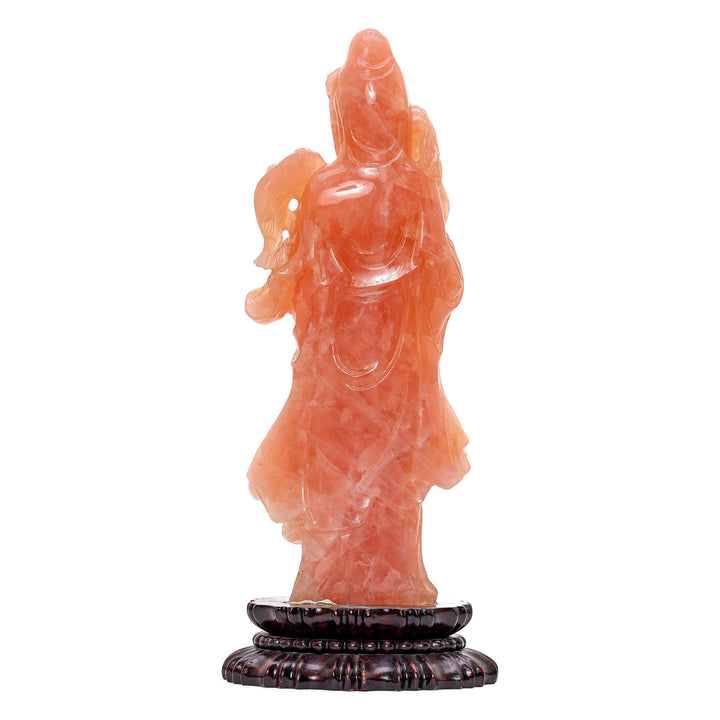 Rose Quartz Quan Yin
