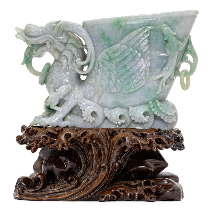 Hand Carved Jade Cup