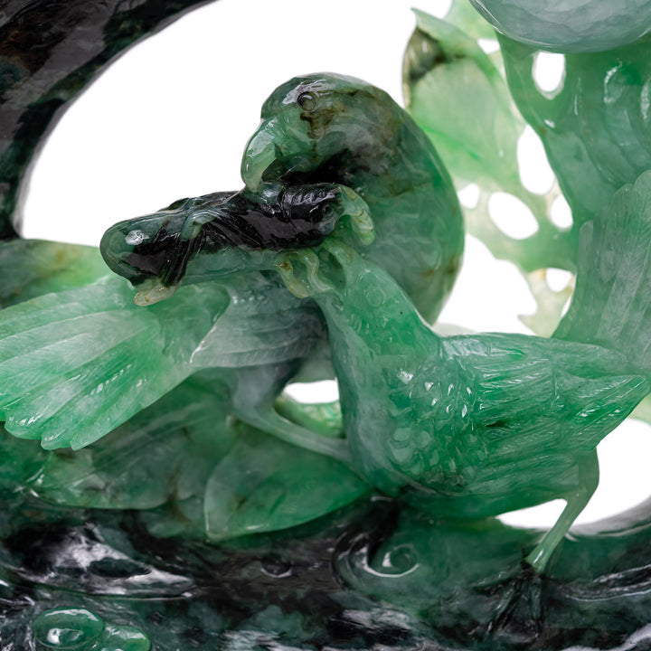 Hand Carved Jade Sculpture