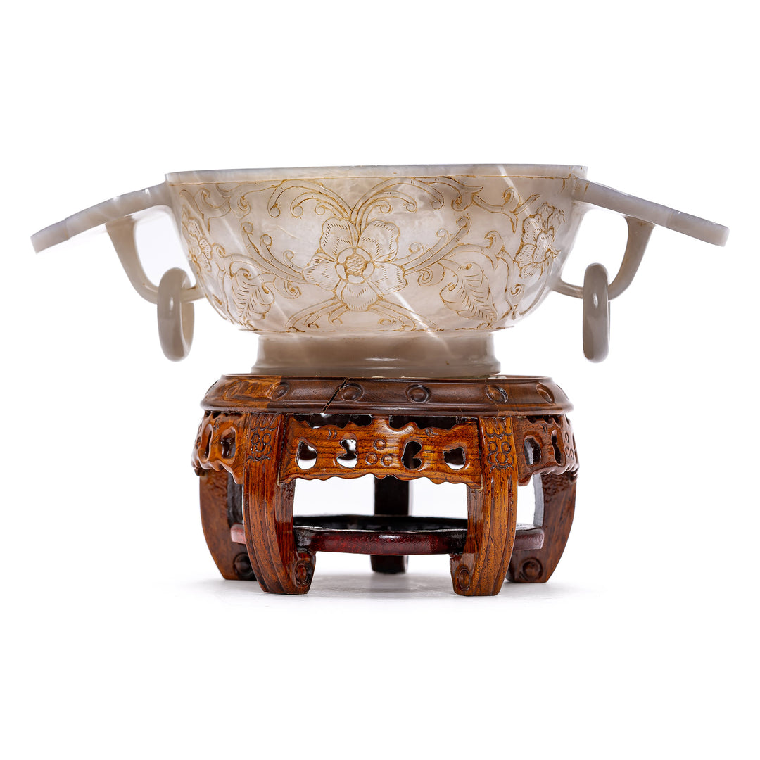 Symbol of Luxury: Jade Vessel With Intricate Design