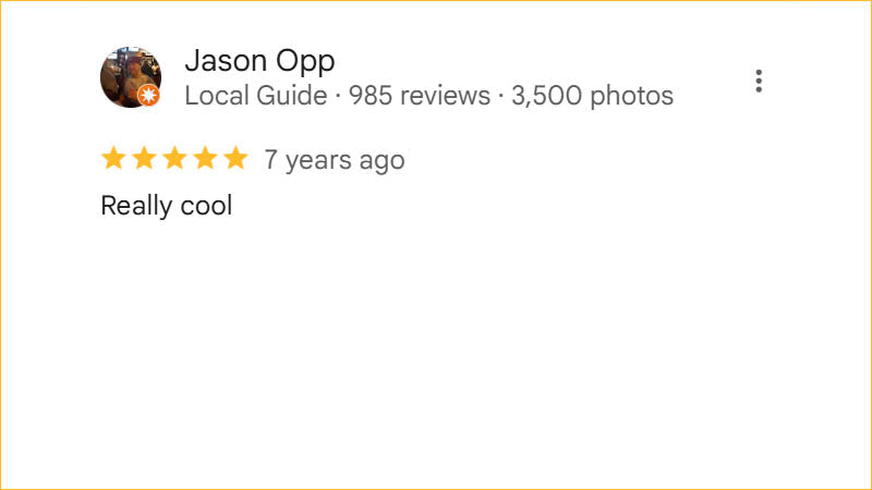 Jason Opp 5-star Regis Galerie review calling the gallery really cool in The Venetian, Las Vegas.