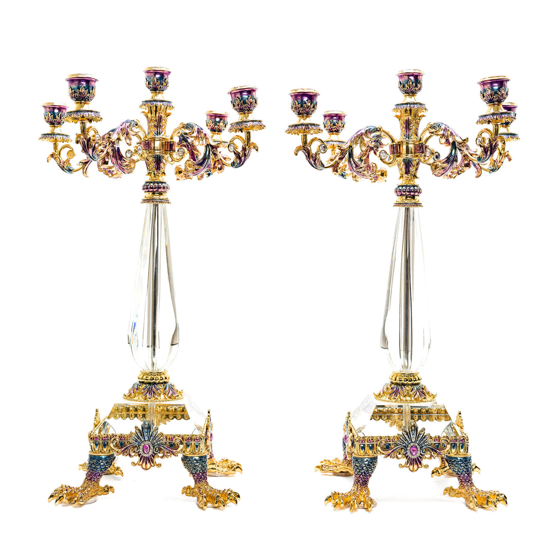 Exquisite table centerpiece candelabra by Regis Galerie.