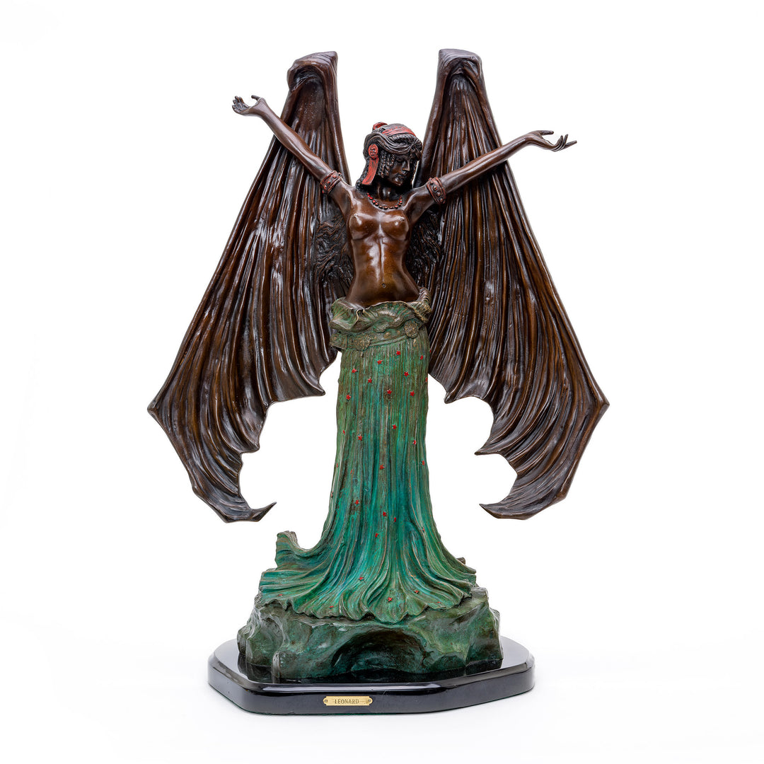 All Bronze Bat Lady from Vintage Collection - embodying gothic charm