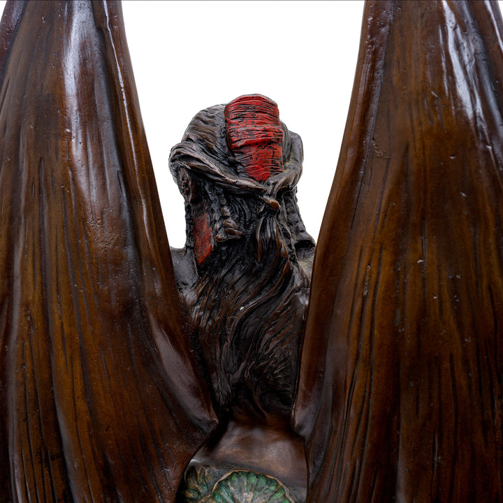Bronze Bat Lady estate piece, a fusion of gothic aesthetic and fine art