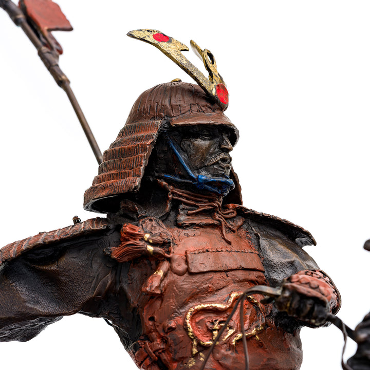 Limited Edition Samurai Bronze Sculpture by Ghiglieri