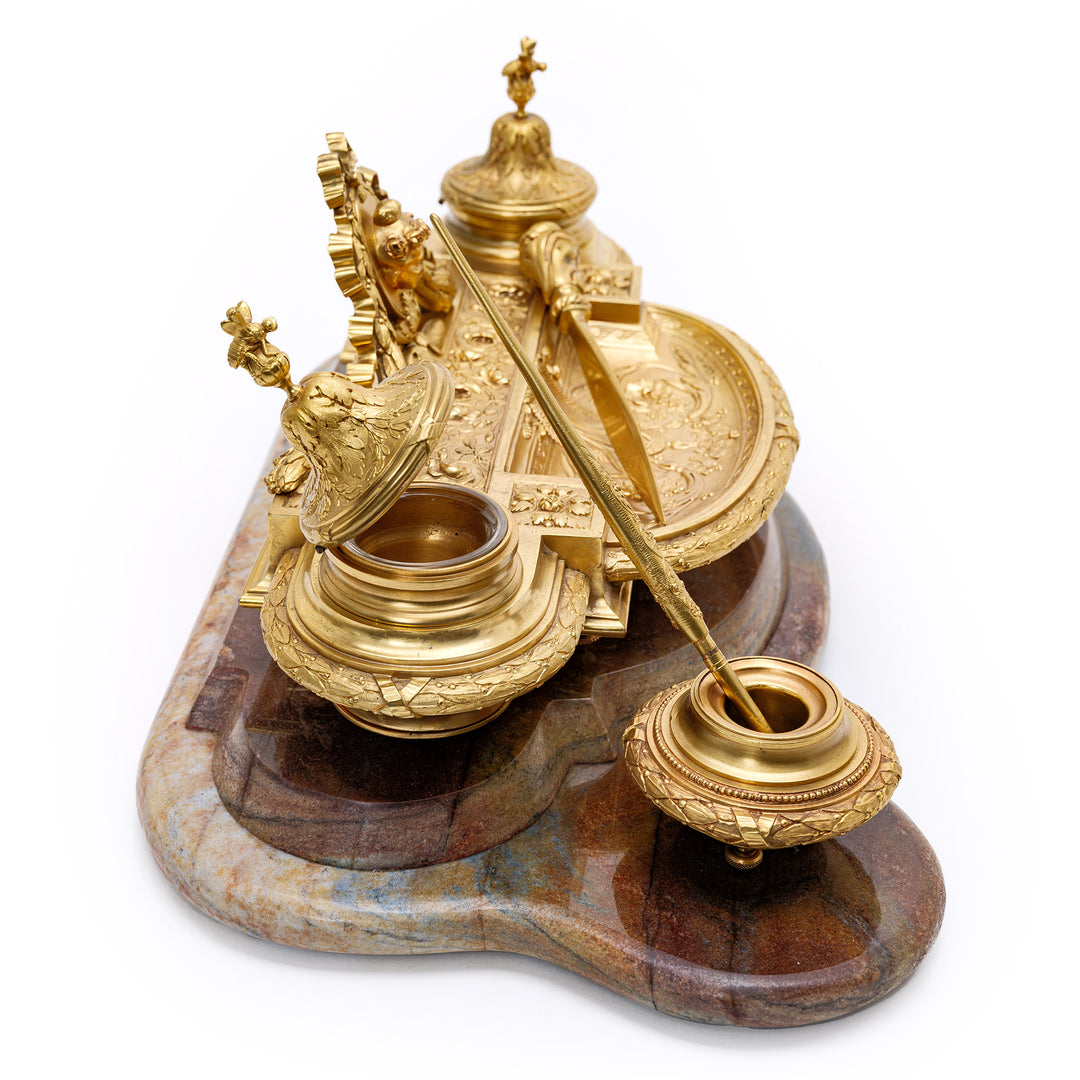 Luxury inkstand in the style of Louis XVI