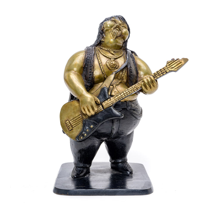 'El Guitarrista' Limited Edition Bronze by Bruno Luna.