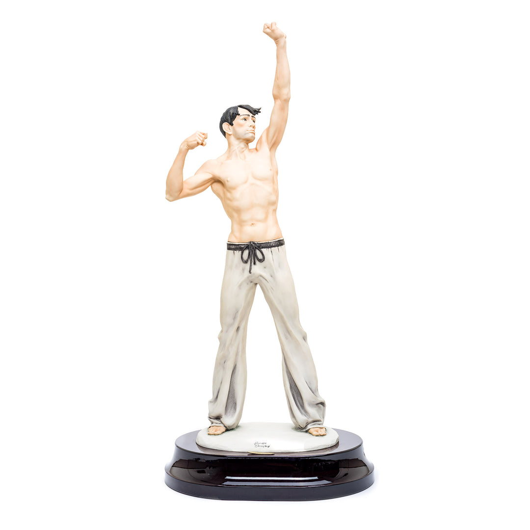 Limited-edition Giuseppe Armani Victory porcelain sculpture.
